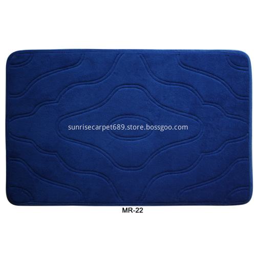 Bath Mat with Patterns or Plain Color